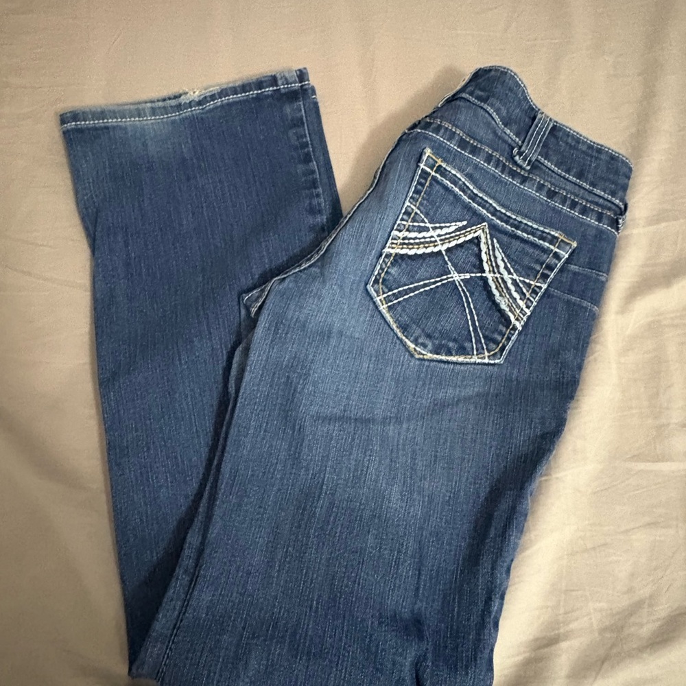 Ariat Women's Boot Cut Jeans in Deep Blue